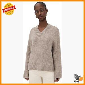 Soft Acrylic Alpaca Wool Pullover Sweater Crew Neck Long Sleeve